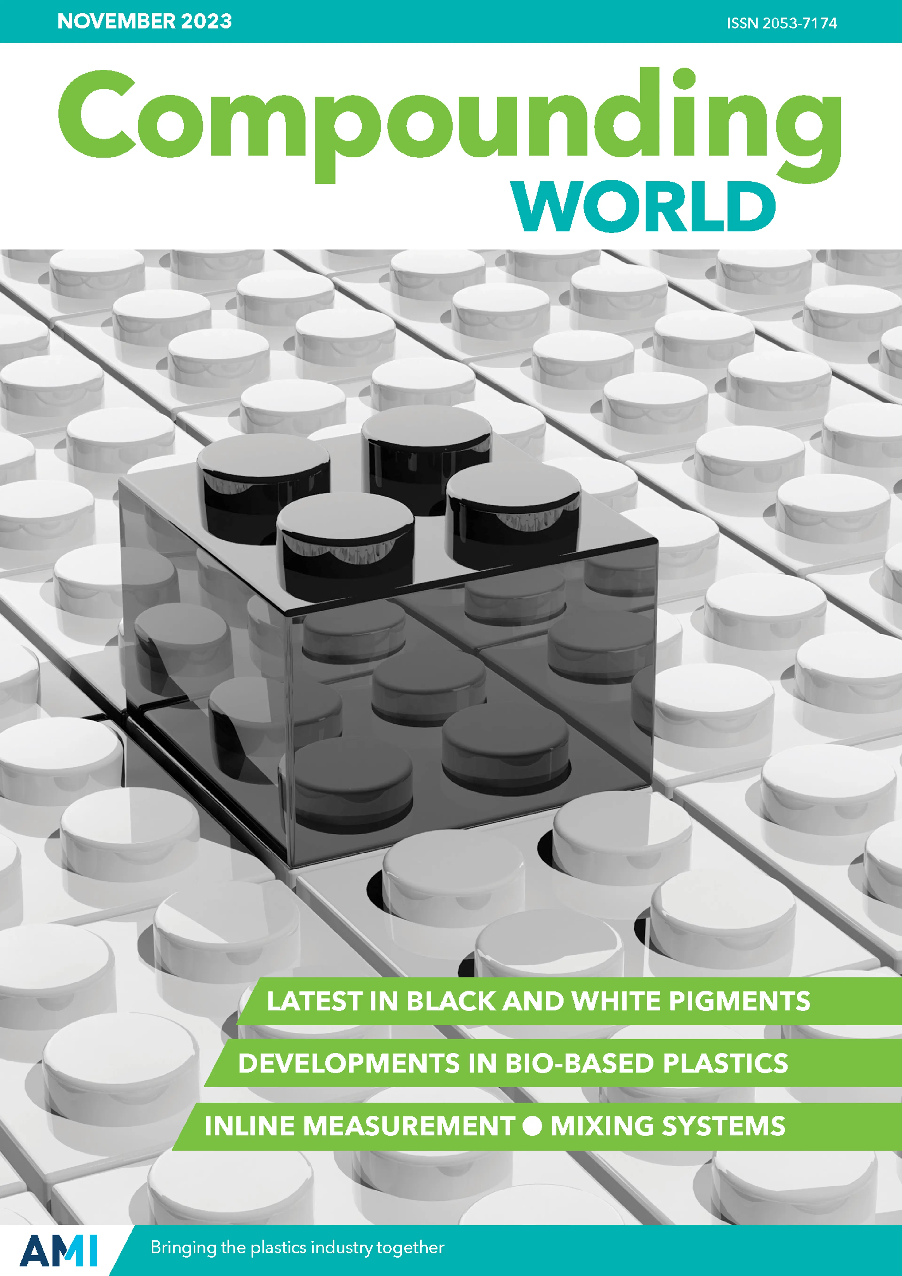 Cover of the latest November 2023 issue of Compounding World Magazine