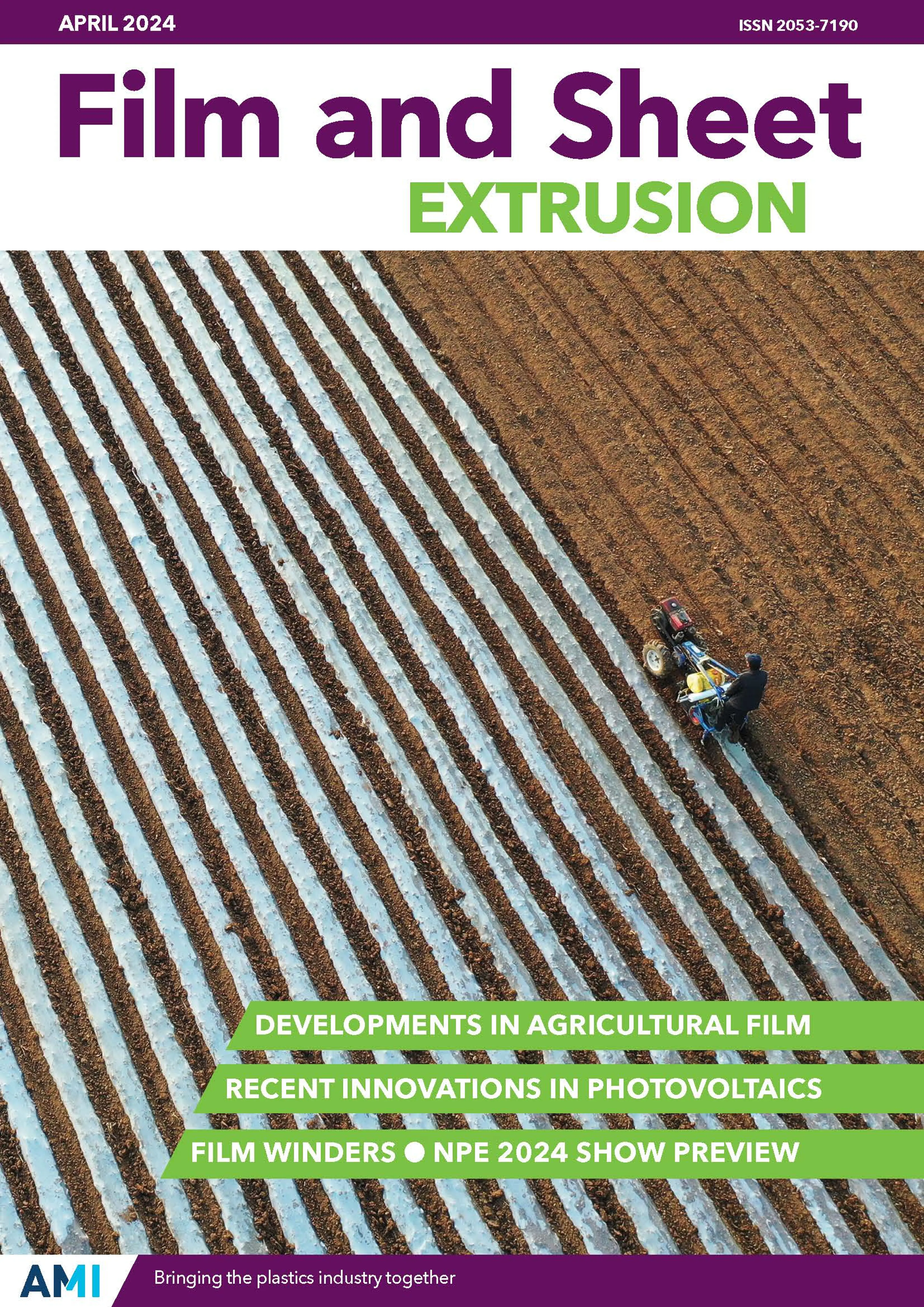 Cover of AMI's Film and Sheet April 2024 magazine