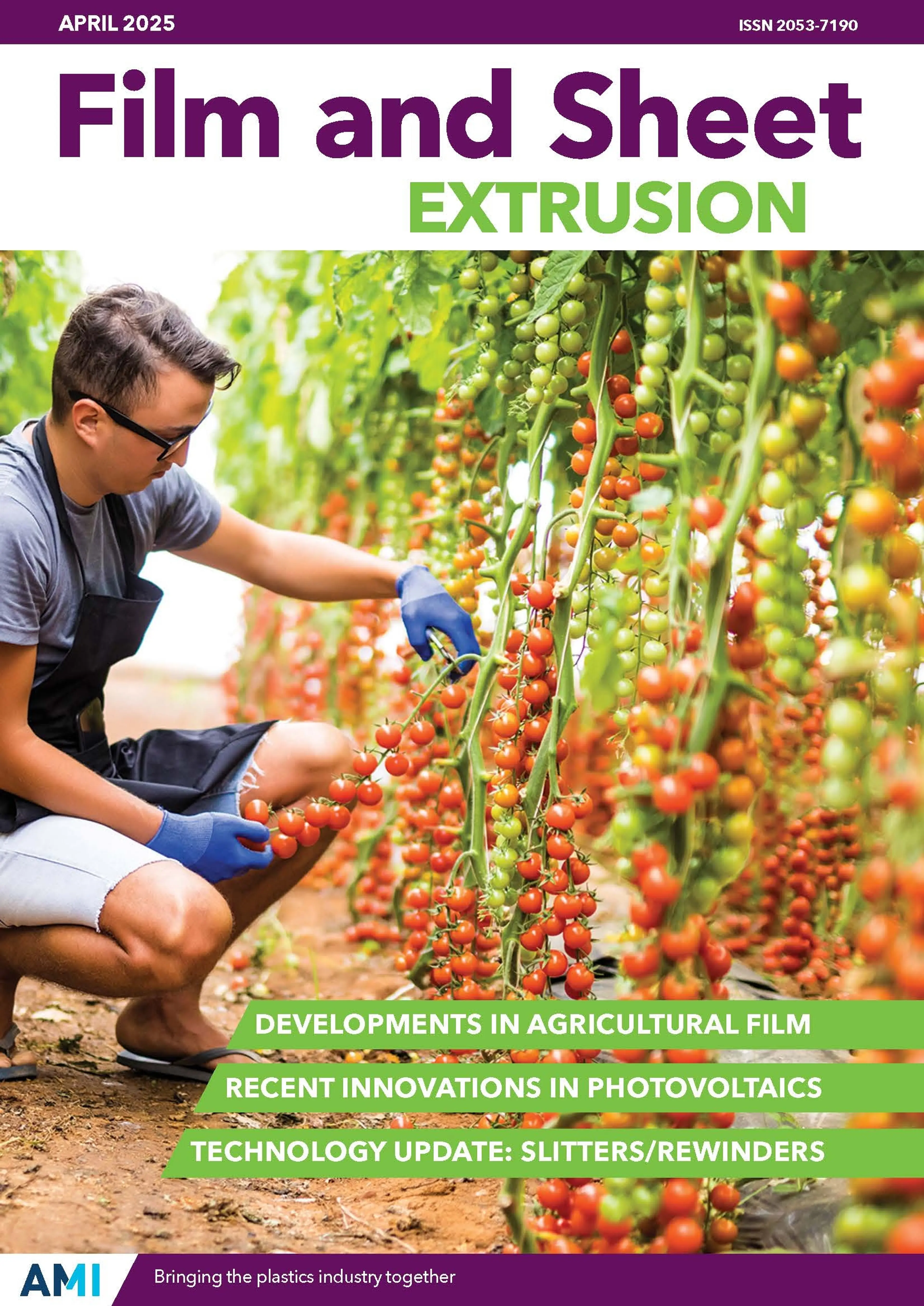 Cover of AMI's Film and Sheet April 2025 magazine