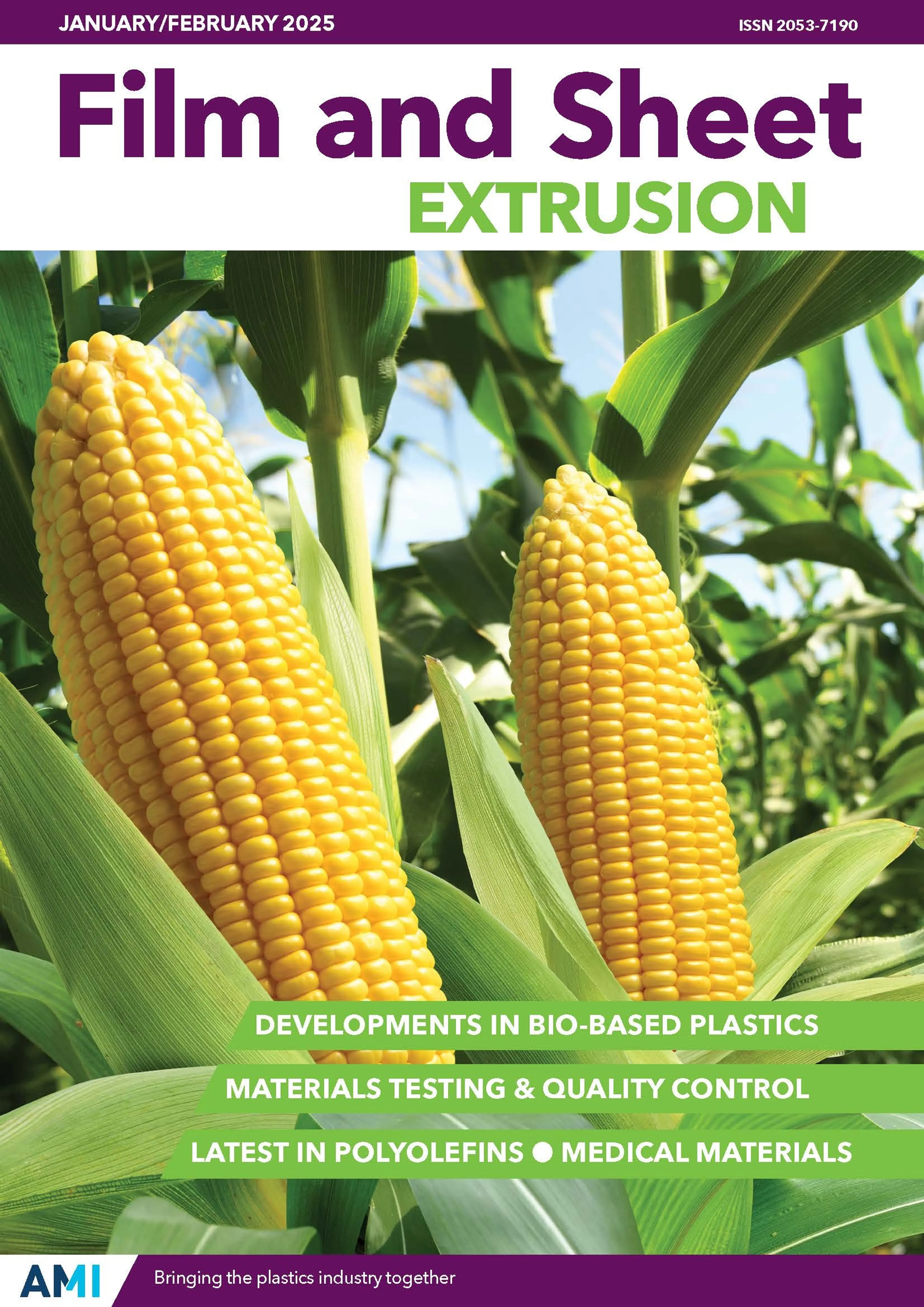 Front cover of AMI's Film and Sheet Jan Feb 2025 magazine