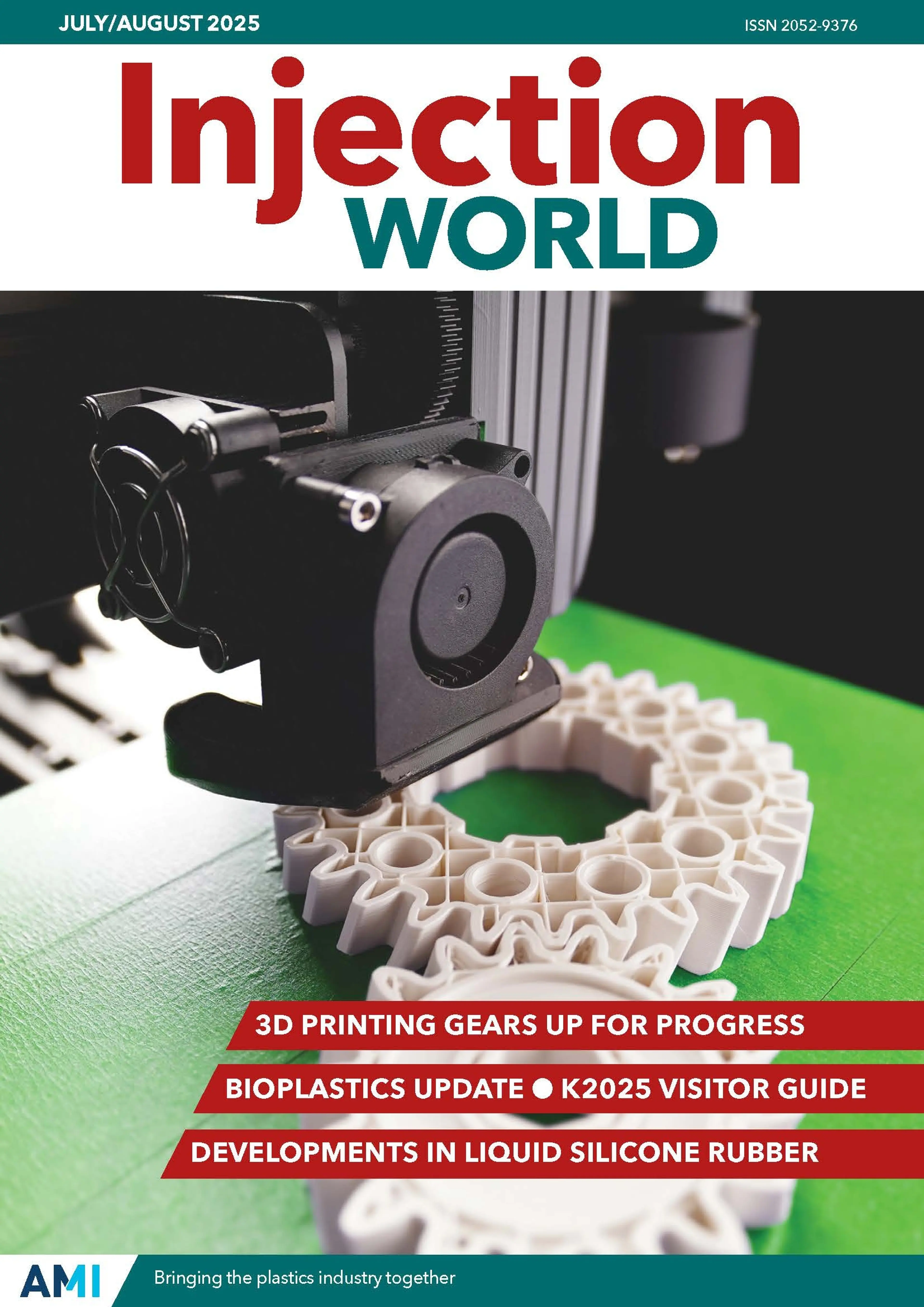 Cover of AMI's Injection World magazine July/Aug 2025 edition