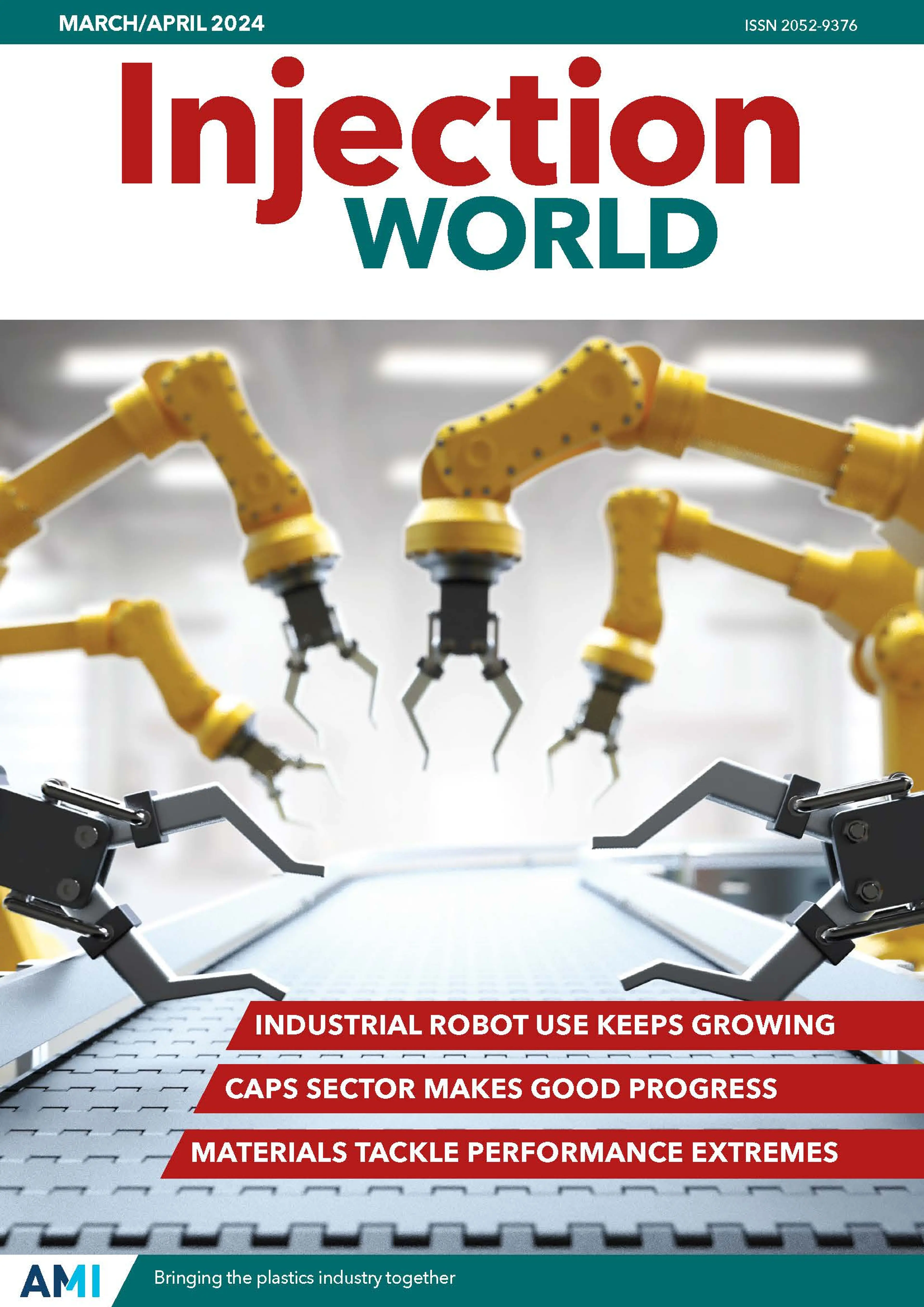 Cover of AMI's injection World magazine March/April 2024