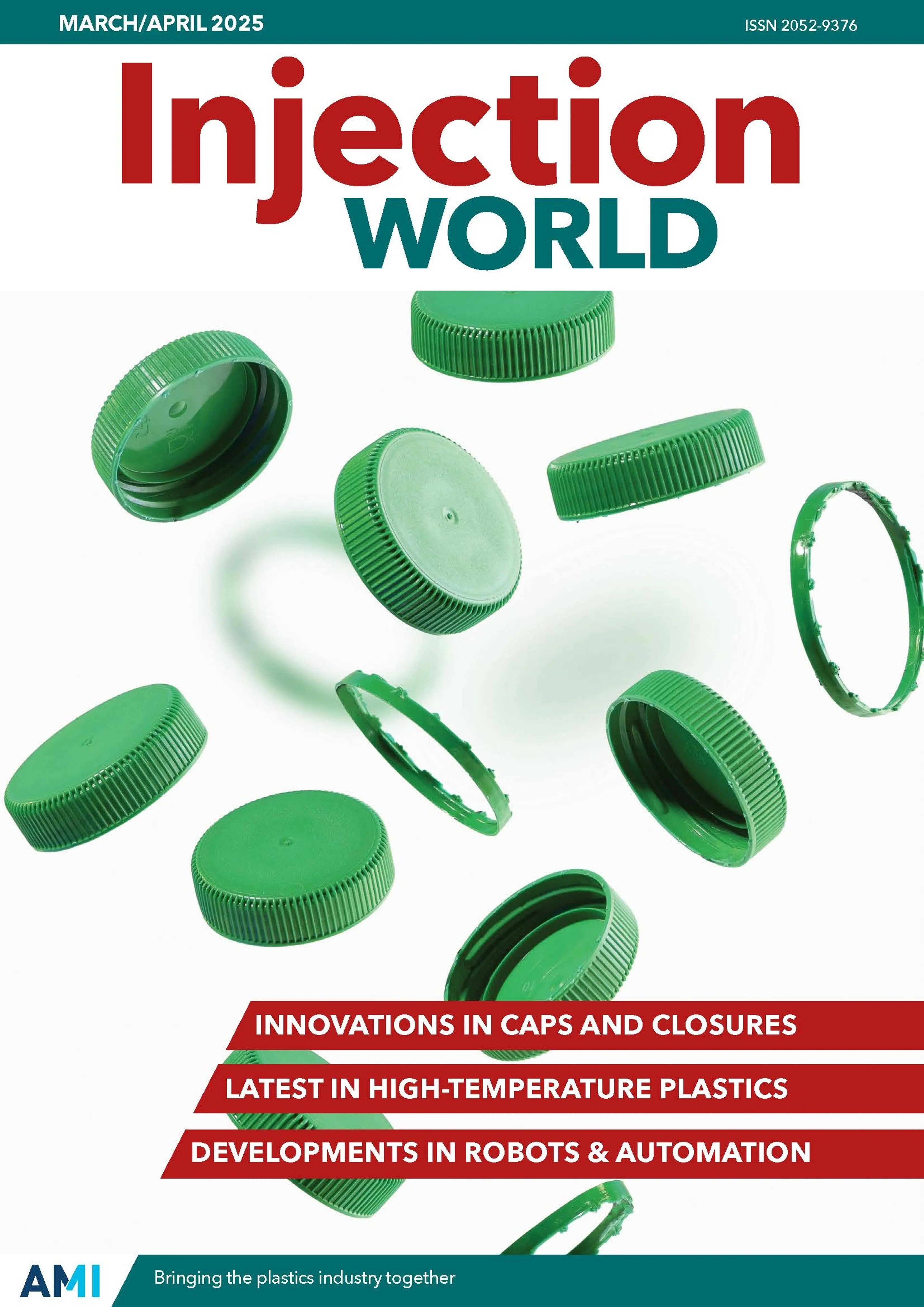 Cover of AMI's Injection World magazine March/April 2025 issue