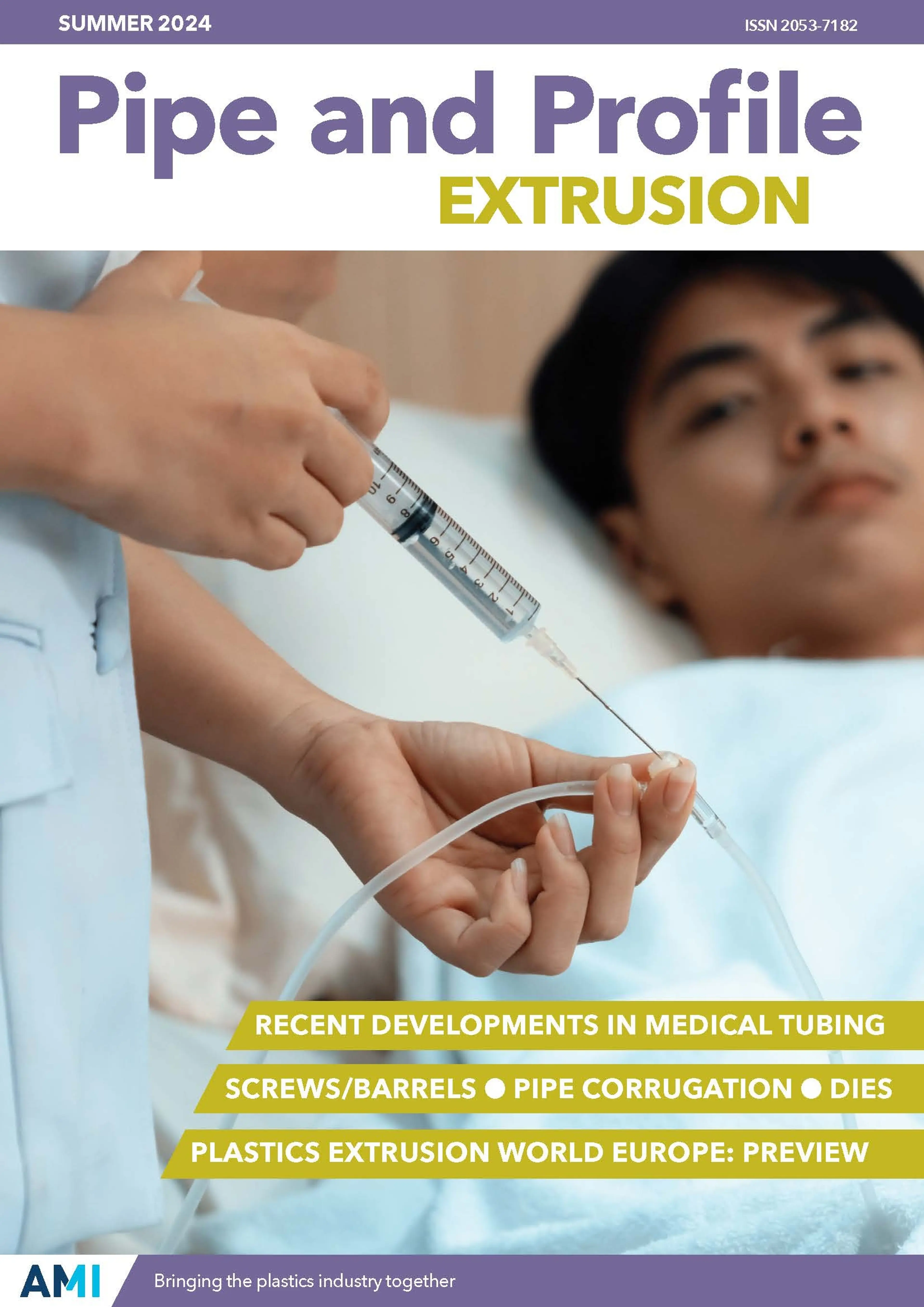 Cover of AMI's Pipe and Profile Extrusion magazine Summer 2024
