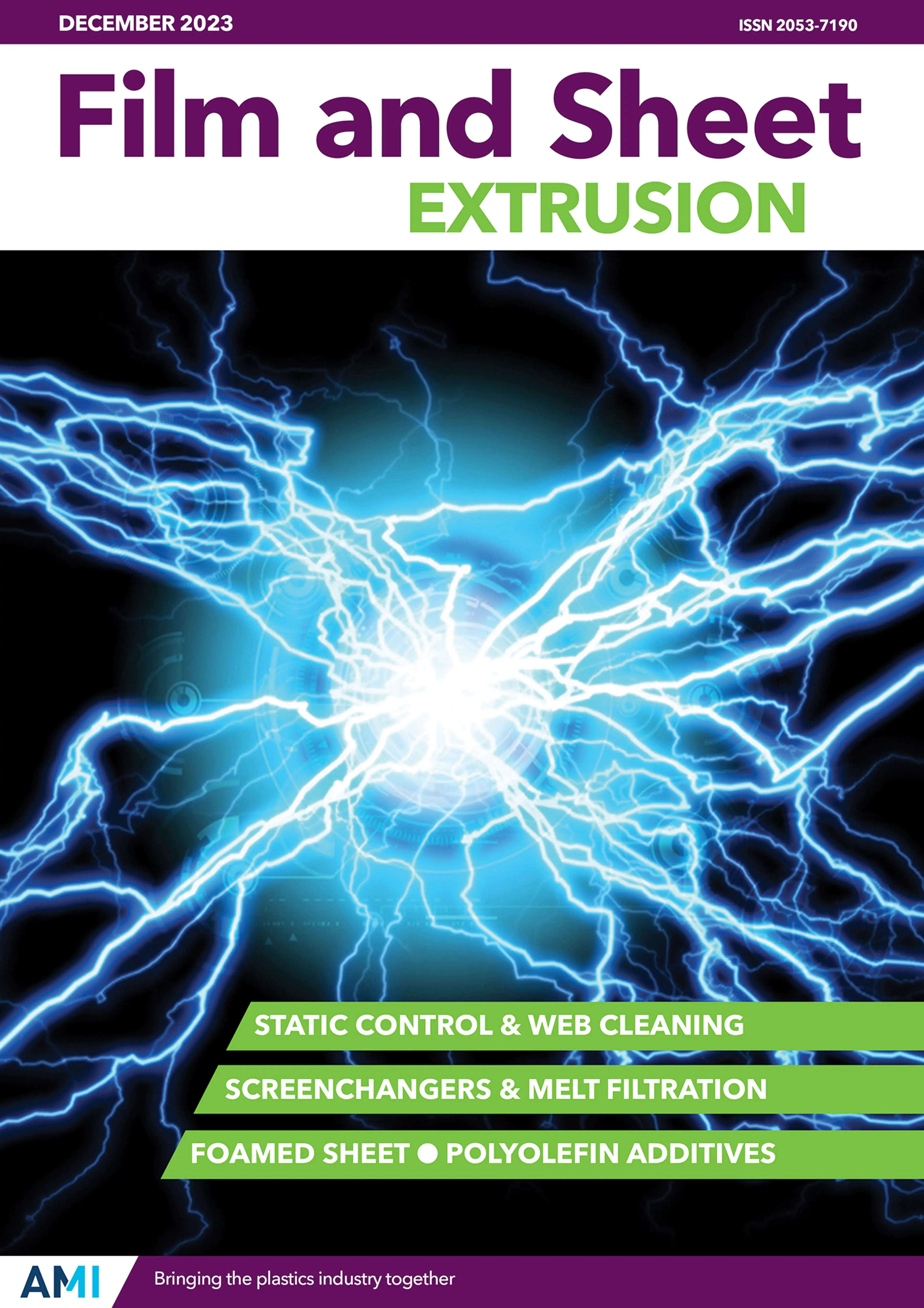 Cover of AMIs film and sheet magazine December 2023